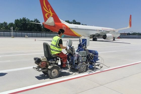 982 MMA+ BPO mélange externe dans l'air pulvérisation de la chaussée ligne de décapage machine pour les aéroports