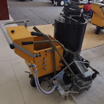 quality Machine de marquage de ligne de route thermoplastique à poussée manuelle 120 kg réservoir factory