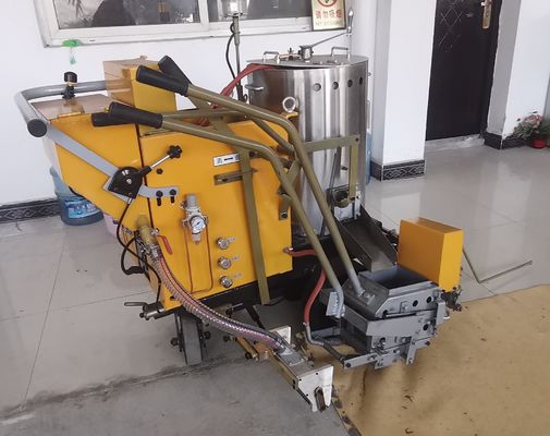 Machine à peindre les lignes routières à vibration thermoplastique à batterie pour la marquage du bruit