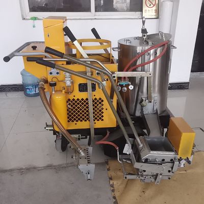 Machine de décapage de revêtement de sol en thermoplastique 3-5 mm Renflouement réglable pour marquer les lignes convexes