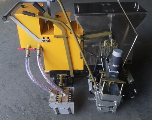 Machine de marquage à bande de ligne routière à deux composants 2K