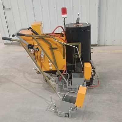 Machine de marquage de route thermoplastique à poussée à batterie pour ligne convexe