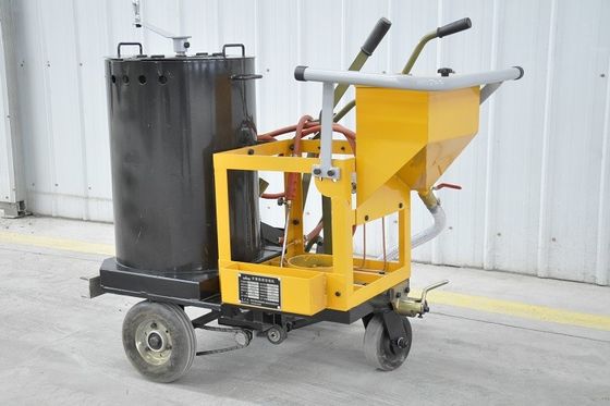 Machine de marquage de route thermoplastique à poussée humaine - réservoir de 120 kg
