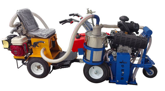 Machine de décapage de marquage des lignes de roulement PCD avec recyclage par aspiration