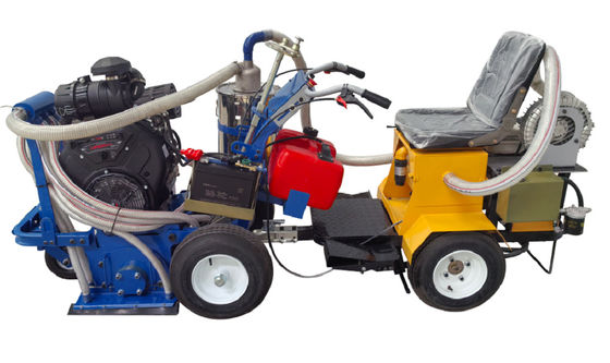 Machine d'enlèvement de marquage routier PCD avec recyclage par aspiration